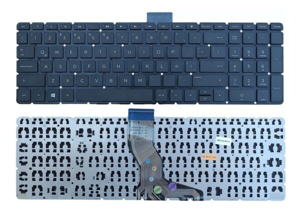 Teclado HP 15-Bs La 15-Bw Plata 17-Bs Orig - Imagen 1