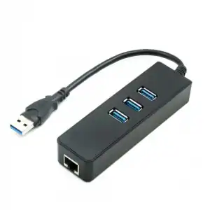 Adaptador USB a RJ45 Hub