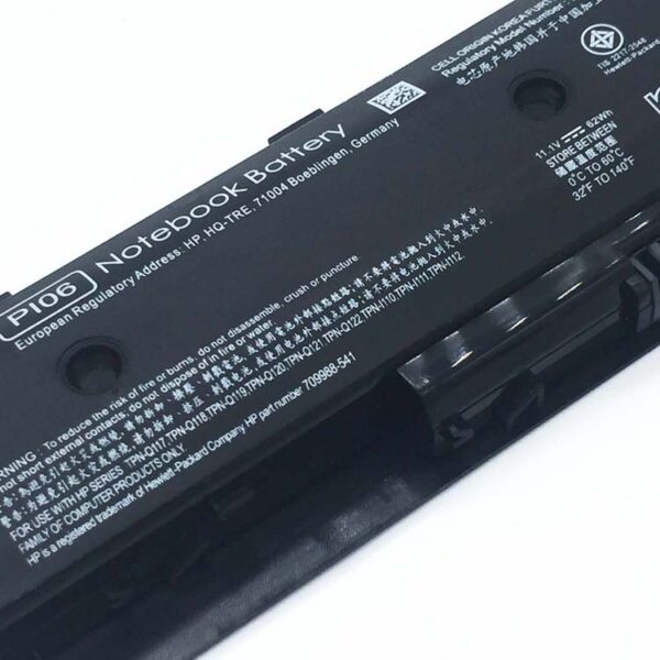Bateria para HP PI06 YB4O P106 PI06Xl PI09 envy TouchSmart 14t Series TouchSmart 17 Series - Imagen 3