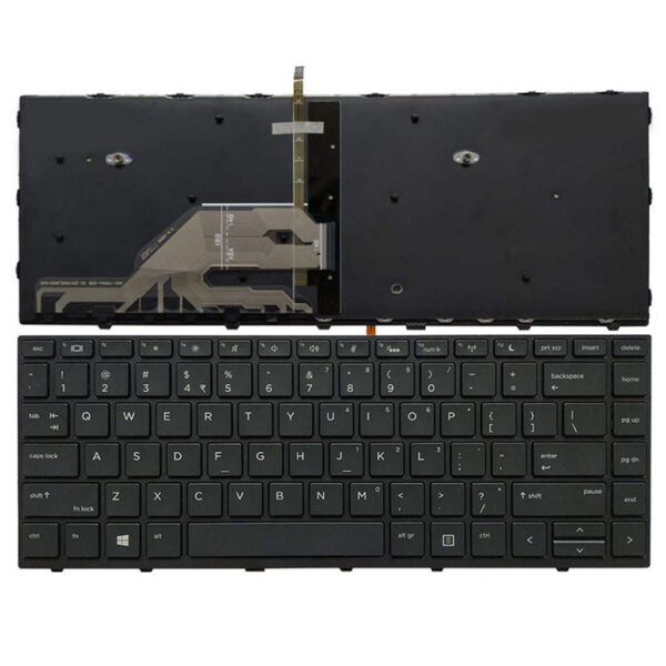 Teclado HP 440 G5 US 36 Pin 440 G5 445 G5 Negro con rejilla - Imagen 1