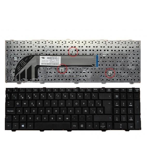 Teclado HP 4540 ING con Borde 4540S 4545 4545S 701548-151 Nsk-Cc1Sw - Imagen 1
