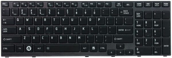 Teclado Toshiba A660 ING Ilum A660D A665 A665D - Imagen 2