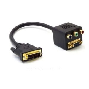 Adaptador DVI a Vga + 3 Rca Video Rgb AnaLogitecco
