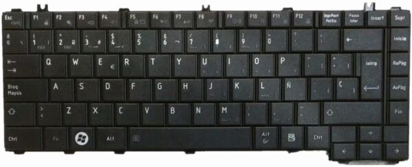 Teclado Toshiba C600 C640 C645 L635 sp - Imagen 2