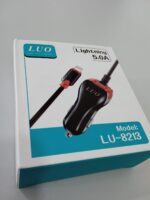 Cargador para auto Cable Lighting Lu-8213 + 1 USB 5.0A - Imagen 2