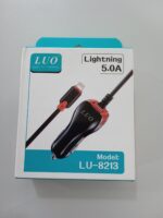 Cargador para auto Cable Lighting Lu-8213 + 1 USB 5.0A