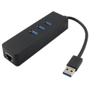 Adaptador USB a Rj45 + 3 USB 3.0