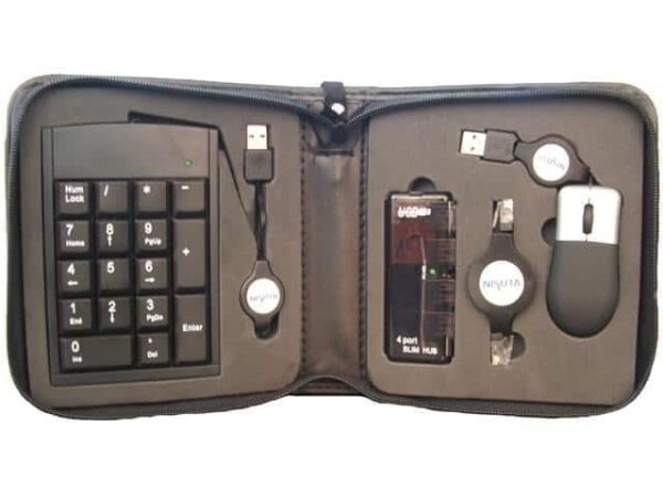 Pad Numerico + Mini Mouse USB + Hub USB + Lan Rj45 Retractil Kit - Imagen 1