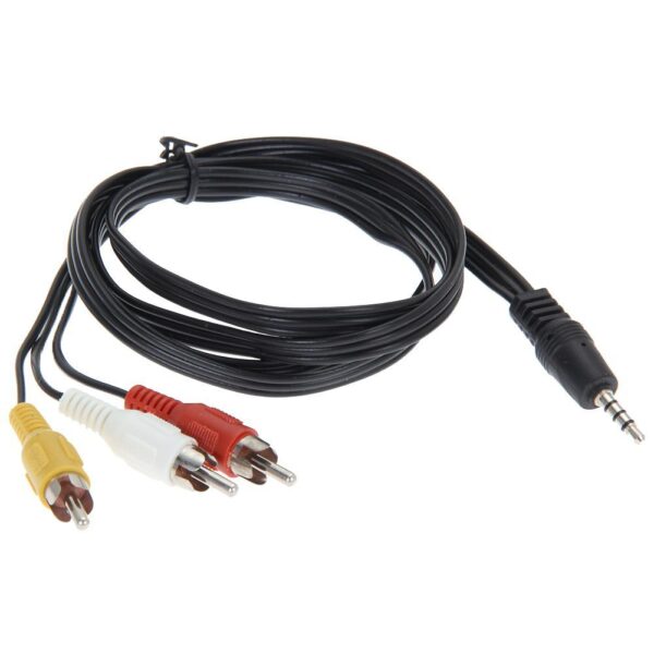 Cable Audio Aux P2 A 3 Rca 1.2M