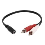 Cable Auxiliar 3.5 Hembra A 2 Rca Macho (P2H A 2Rcam) - Imagen 2