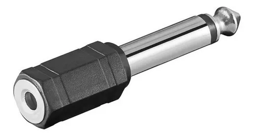 Adaptador PLUG 6.5 A 3.5MM MONO (6.5MACHO/3.5HEMBRA)