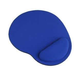 Mouse Pad Con Apoyo Azul
