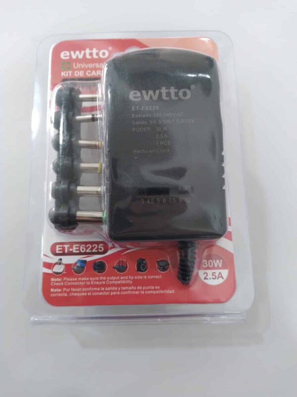 Cargador Universal 30W 3V 4,5V 5V 6V 7,5V 9V 12V - Imagen 2