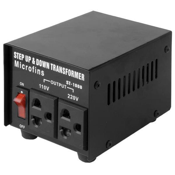 Estabilizador 1000W Bivolt Microfins nuevo para electronica liviana - Imagen 1