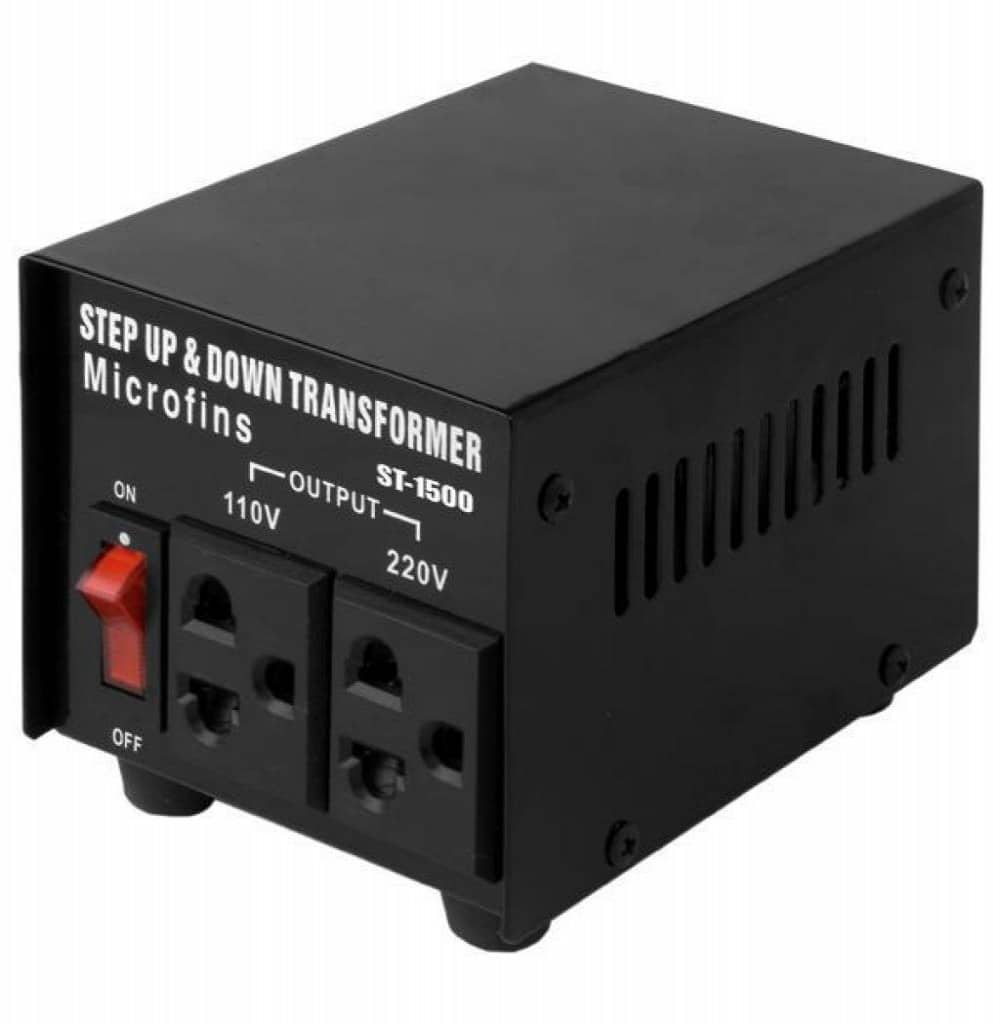 Estabilizador 1500W Bivolt Microfins nuevo para electronica liviana - Imagen 1