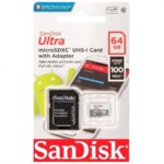 Memoria Micro Sd 64Gb Sandisk Ultra 100Mb/S C10