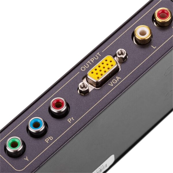 Conversor Hdmi a  VGA YPbPr Video componente L/R RCA Toslink - Imagen 5