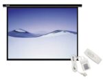 Tela para PROYECTOR 130 250X250centimetro 110V con Control Remoto
