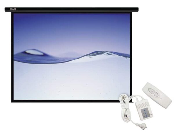 Tela para PROYECTOR 130 250X250centimetro 110V con Control Remoto - Imagen 1