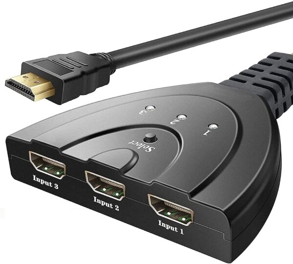 Switch Hdmi 3X1 4K Hdtv 1.4B 50centimetro 4Kx2K - Imagen 2