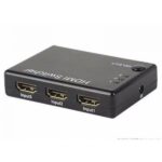 Switch Hdmi 3X1 con Control 4K con Ext Ir sin Fuente