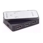 Switch Hdmi 3X1 con Control 4K con Ext Ir sin Fuente - Imagen 2