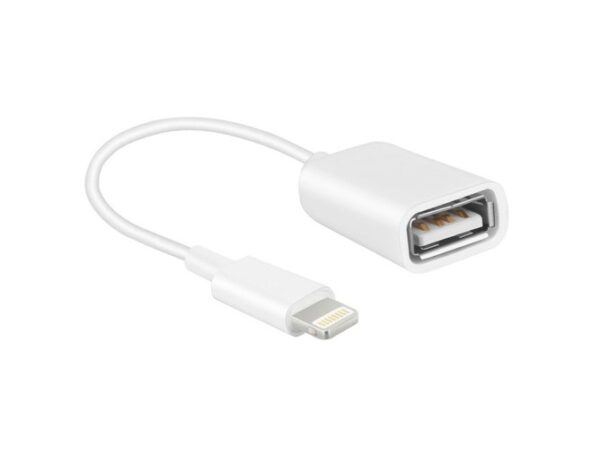 OTG USB Cable Apple Iphone 5/Ipad Mini / Ipad 4 - Imagen 1