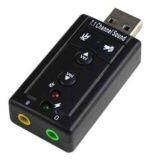 Adaptador USB audio 7.1 tarjeta de sonido USB externa 1 Microfono 1 Auxiliar 3D 1.1 Win 10 11 - Imagen 2
