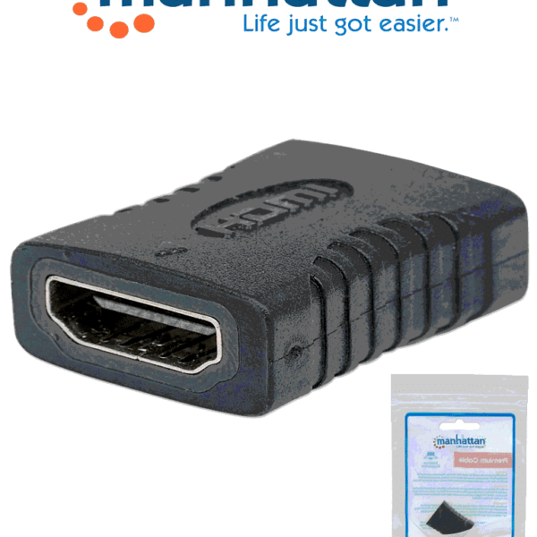 Union Hdmi conexion recta resolucion 4K@60Hz MANHATTAN 10.2 Gbps a 340 MHz.