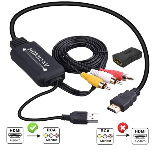 Adaptador HDMI a RCA