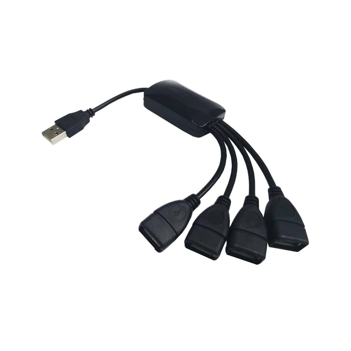 Hub USB 4P Pulpo A-Hub05 2.0 Negro - Imagen 1