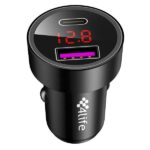 Cargador para auto USB-C 18W USB-A 12W Ultra Rapida Dual - Imagen 2