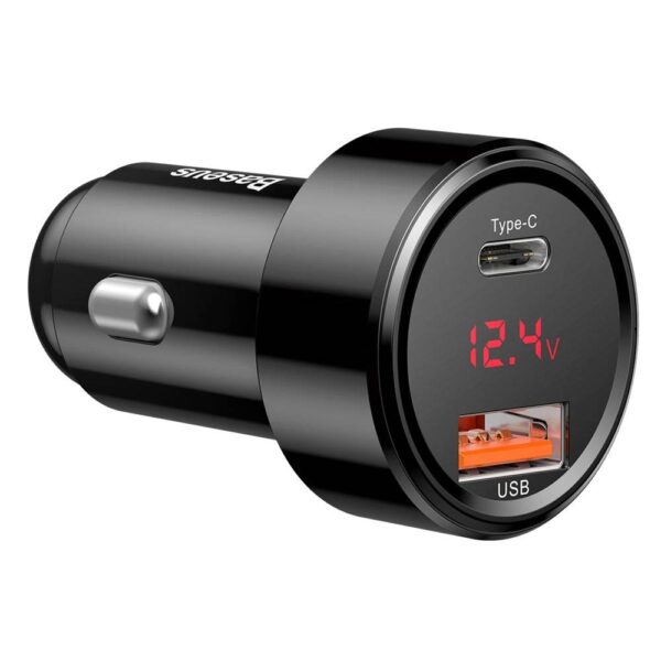 Cargador para auto USB-C 18W USB-A 12W Ultra Rapida Dual - Imagen 3