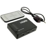 Switch Hdmi 5X1 + con Ext Ir + 5V - sin Control