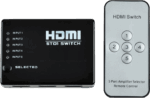 Switch Hdmi 5X1 + con Ext Ir + 5V - sin Control - Imagen 3