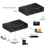 Switch Hdmi 5X1 + con Ext Ir + 5V - sin Control - Imagen 2
