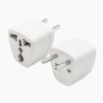Adaptador enchufe 10A ChUSco Blanco Sz-018 250V Europa - Imagen 2