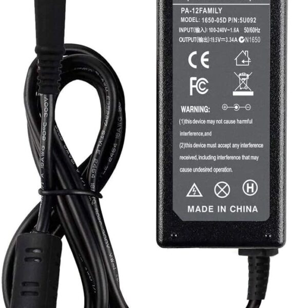 Cargador Dell 19.5V 3.34A 65W Inspiron 13 17 N4110 3542 Latitude E6430 Chromebook 11 3181 Vostro 3400