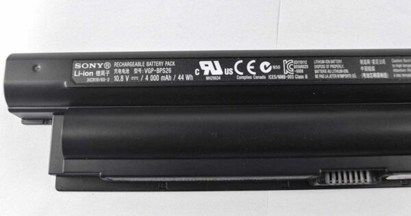 Bateria Sony BPS26 VGP-BPL26 VGP-BPS26A PCG-61A12L VPCCA VPCCB VPCEG VPCEH VPCEJ SONY VAIO CA CB EG EH EJ EL - Imagen 3
