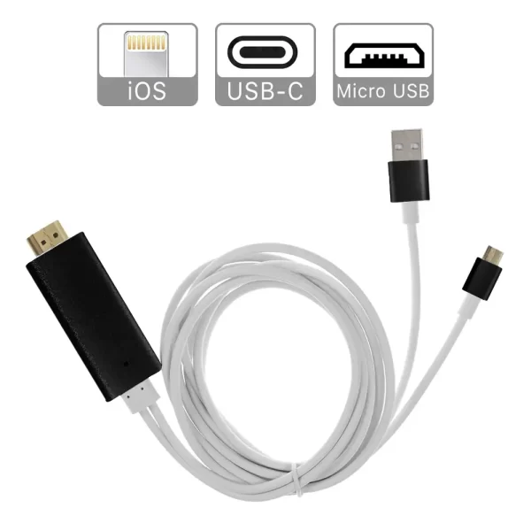 Cable HDMI a USB-C MHL