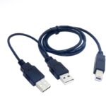 Cable USB Dual para Monitores Tipo Conector Impresora
