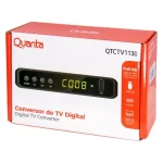 Conversor TV Digital Qtctv1130 quanta Salida Hdmi AV ISDB-T - Imagen 3