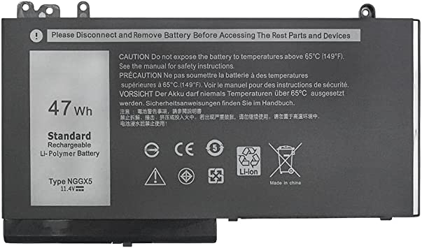 Bateria Dell NGGX5 Latitude E5270 E5470 E5570 Precision M3510 - Imagen 1