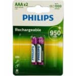 Pila Recargable AAA 950 mAh Pack 2 Unidades