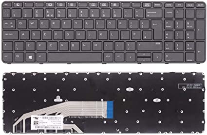 Teclado HP 450 G3 ING 455 G3 Probook 450 G4 455 G4 470 G3 With Frame
