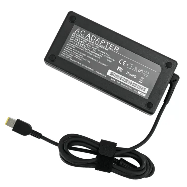 Cargador Lenovo 20V 8.5A 170W ThinkPad P50 P50S P51 P52 P70 W540 W550s LEGION Y720 Y730 Y7000P ADL170NLC2A ADL170NLC3A 45N0370 - Imagen 2