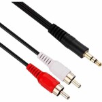 Cable Auxiliar Jack 3.5 A 2 Rca