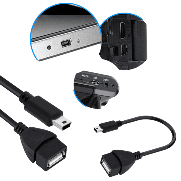 Cable USB OTG Mini USB V5