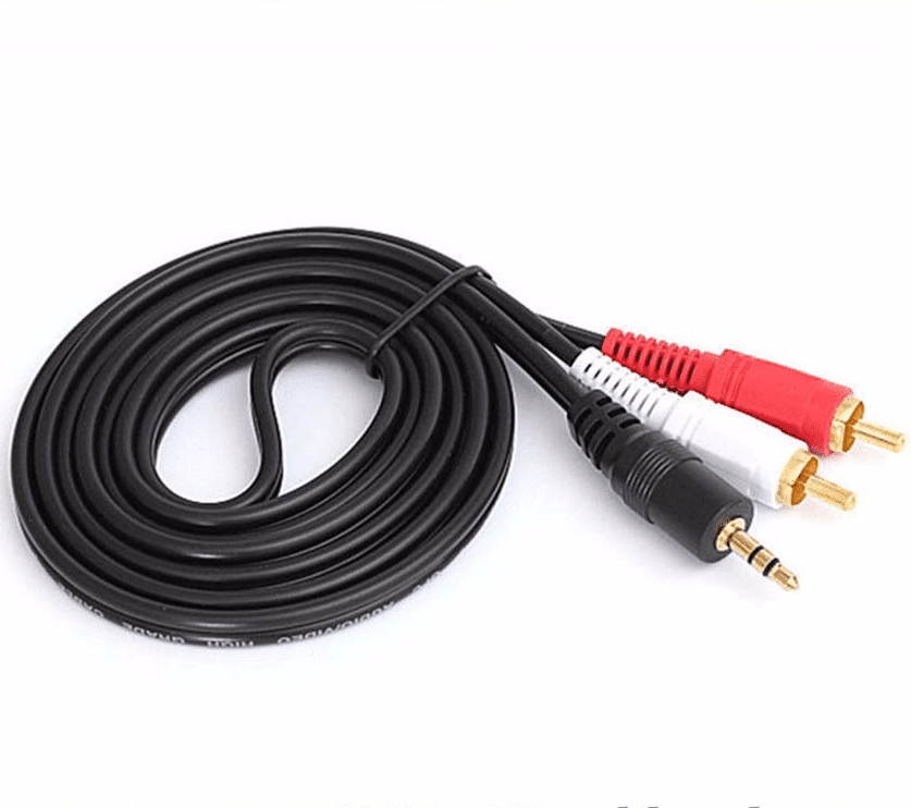 Cable Audio Auxiliar 3.5mm A 3 Rca AV 1.5m Audio Video - KONEXT