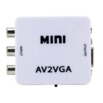 Conversor RCA A VGA AV2VGA Mini AV a VGA convierte tu salida Audio Video a VGA